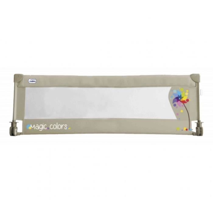 Barrière de lit Asalvo 150 cm - Gris