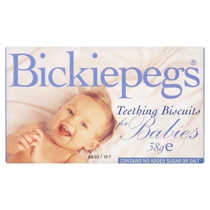 Bickiepegs Biscuits pour bébés Teething 38g GEL DE DOUCHE - GEL DE BAIN - CREME DE DOUCHE - CREME DE BAIN