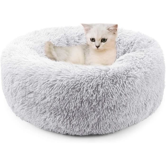 E-Senior Chat Chiens Lit Paniers Rond de 50cm Gris
