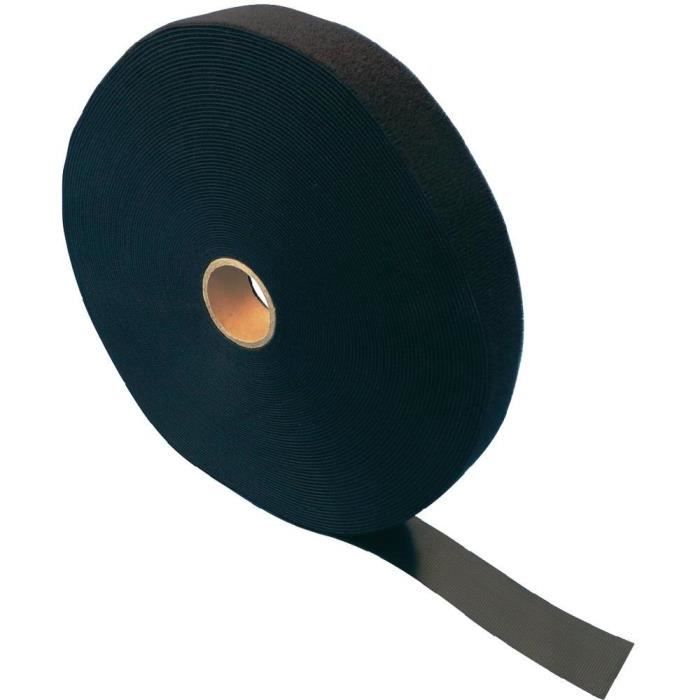 Bande autoagrippante noir 15 mm en rouleau de 2…