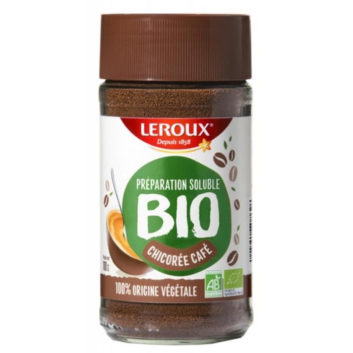 LEROUX - Chicorée Café Bio 100G - Lot De 3