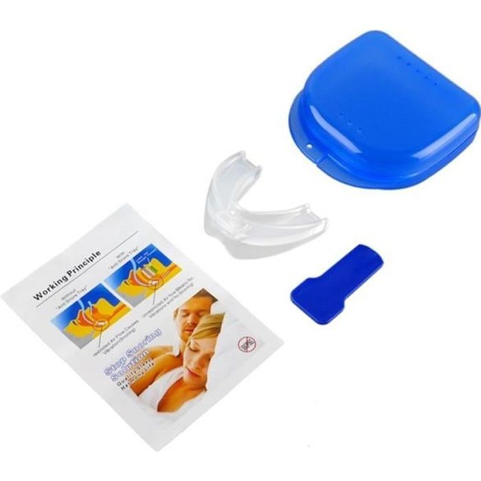 174455 Gouttière anti-bruxisme en silicone pour protéger les dents la nuit