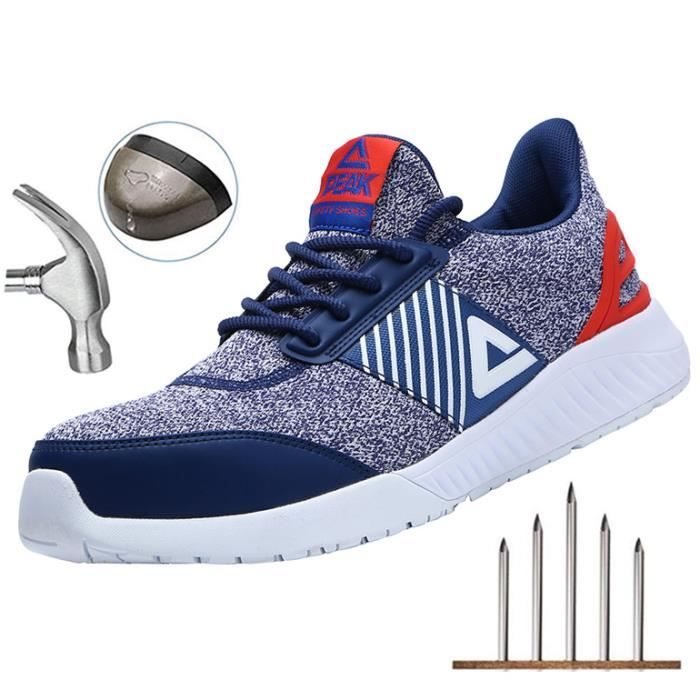PEAK Confortable Léger Respirante Unisexes Chaussures de Travail