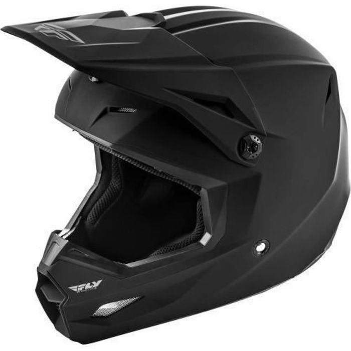 Casque moto cross Fly Racing Kinetic Solid - noir mat
