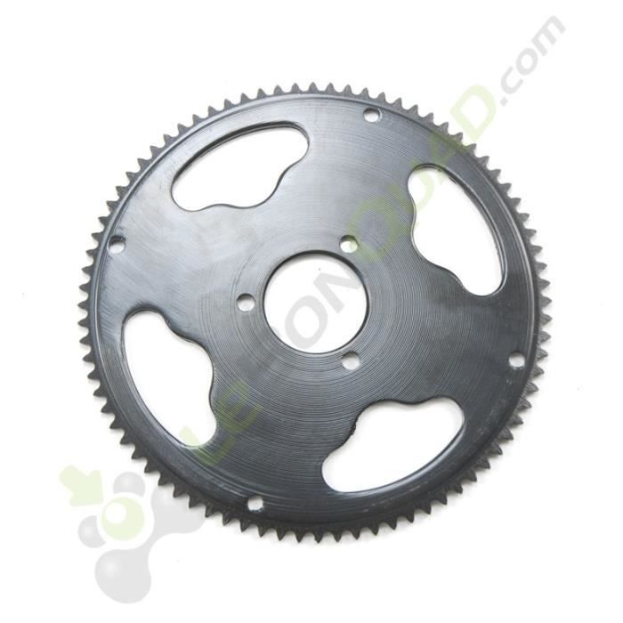 Couronne arrière axe 35mm 25H 80 dents de pocket cross électrique E-Mico