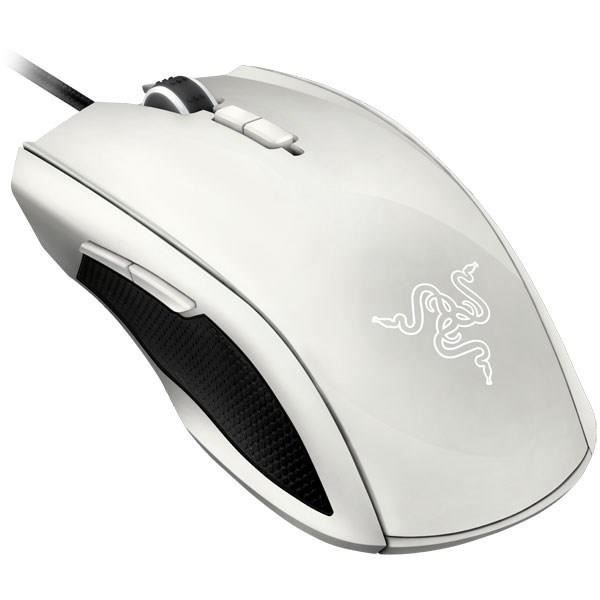RAZER Souris Gamer TAIPAN - Filaire - Laser / Optique - Rétroéclairé - 8200 dpi - 9 boutons - Blanc