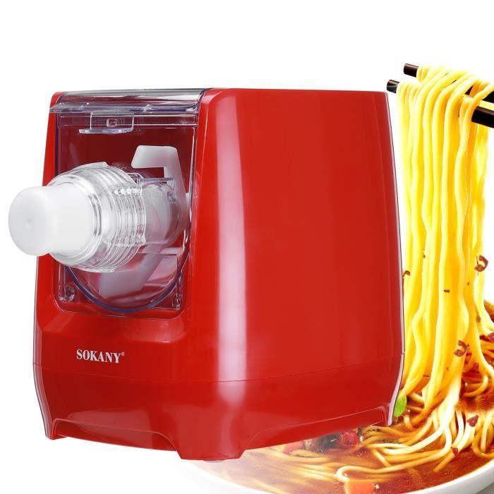 SOKANY Machine à Pâtes électrique 260W 13 Moules Formes - Appareil à nouilles Cuisine
