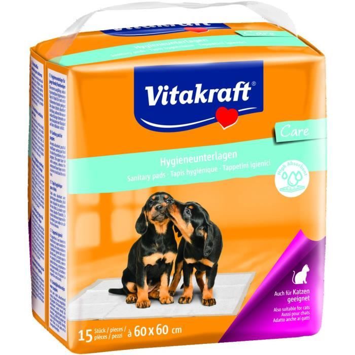 VITAKRAFT Tapis hygiénique - 60 x 60 cm - Pour chien