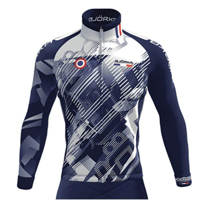 Vestes de cyclisme à manches longues pour hommes, coupe