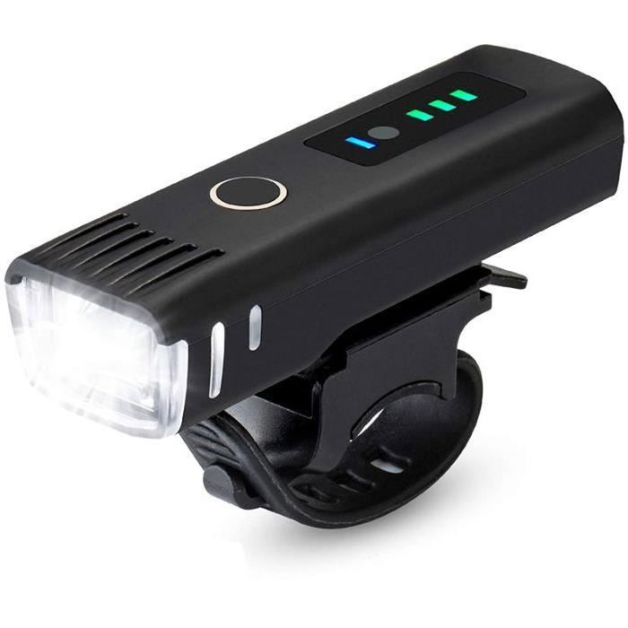 Klaxon Vélo Avec Feu LED Rechargeable Et Solaire – 250 Lumens, 120 DB, IPX4, Batterie 2000 MAh, 3 Modes, étanche