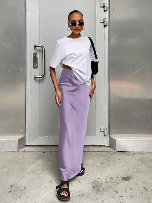 GRECERELLE Jupe midi longue d'été pour femme - Ligne A Flowy - Avec poches - Légère et aérée, kaki, noir, fleur, L GRECERELLE Jupe midi longue d'été pour femme - Ligne A Flowy - Avec poches - Légère et aérée, kaki, noir, fleur, L