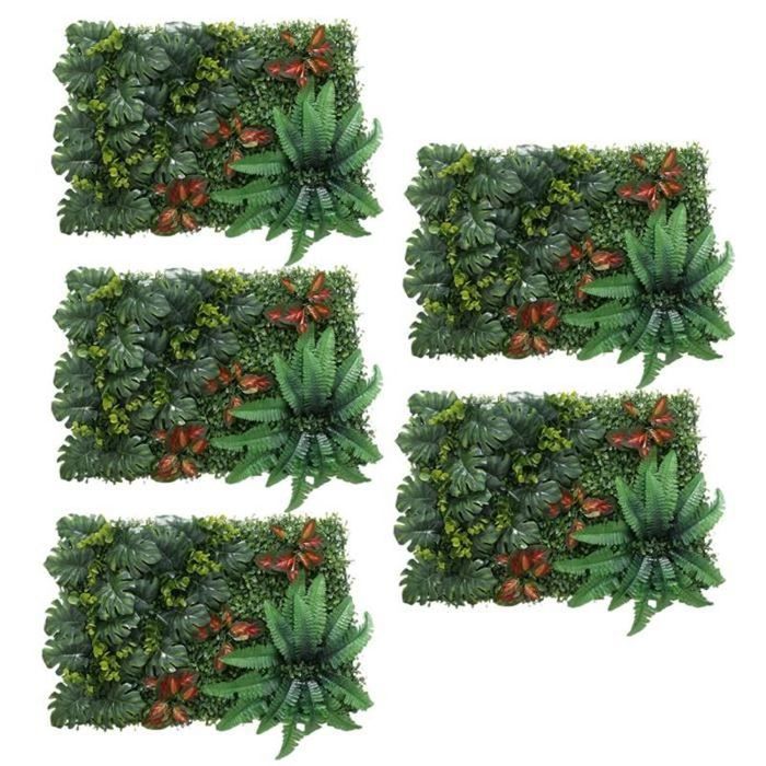 8 Pièces Gazon Artificiel Miniature 15x15cm - Déco Maison, Mini Paysage, Maison De Poupée - Vert Réaliste