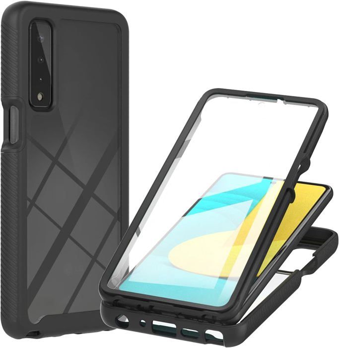 HGJTFANY Coque Pour Honor 200 Smart (6.8") Avec 2 X Verre Trempé Film Protecteur, Antichoc En Silicone Souple Case, Noir TPU Bumper Housse Etui Pour Honor 200 Smart - Mur Fleuri