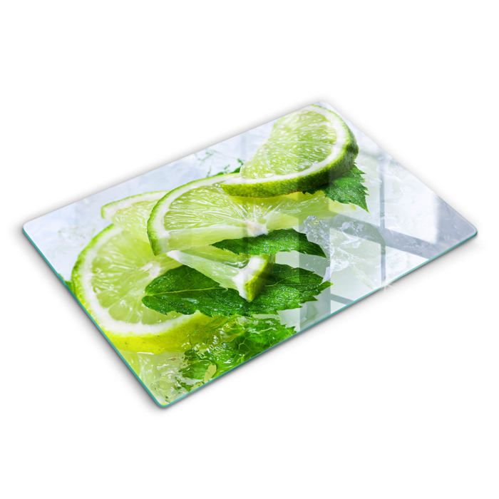 Planche De Cuisine En Verre Tulup 80x52 Cm – Motif Cages à Oiseaux – Neuve