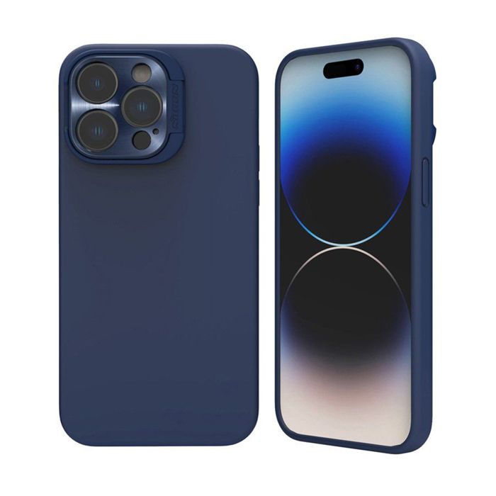 Coque pour iPhone 16 Pro Max - Nillkin - Lens Wing - Magnétique - Rigide - Bleu