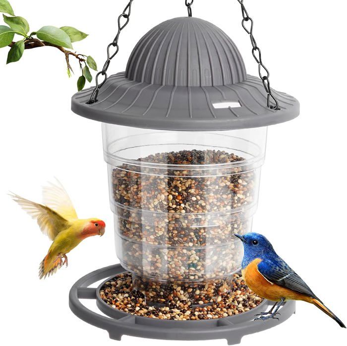 Comparer les prix de Mangeoire à oiseaux, mangeoire à oiseaux sauvages suspendue pour l'extérieur, mangeoires à oiseaux à l'épreuve des écureuils  520