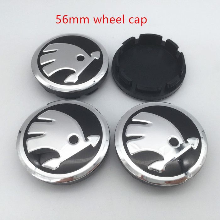 Lot De 4 Autocollants Pour Enjoliveurs Mazda 2 II (2007-2015) - Argenté, 56mm, Résistants Aux UV