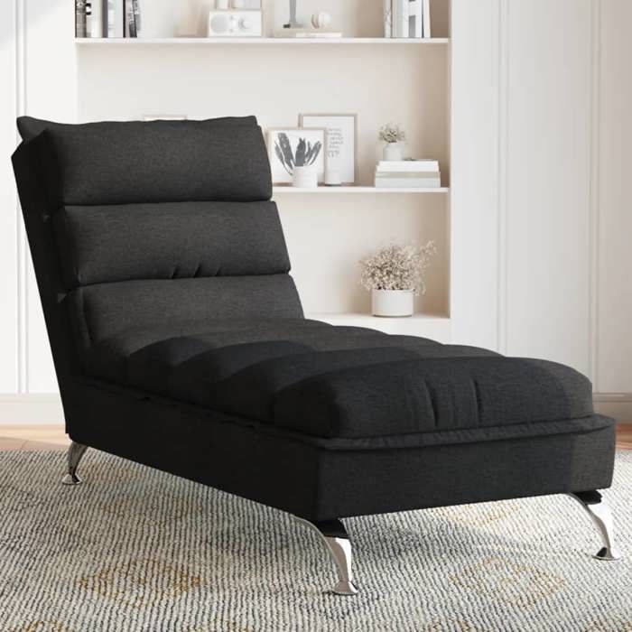vidaXL Chaise longue avec coussins - vue 8