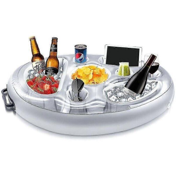 8 Trous Porte-Boissons Gonflable, Porte Gobelet Gonflable, Piscine Plage Flottante Bouée, Bar 8 Trous Porte-Boissons Gonflable, Porte Gobelet Gonflable, Piscine Plage Flottante Bouée, Bar