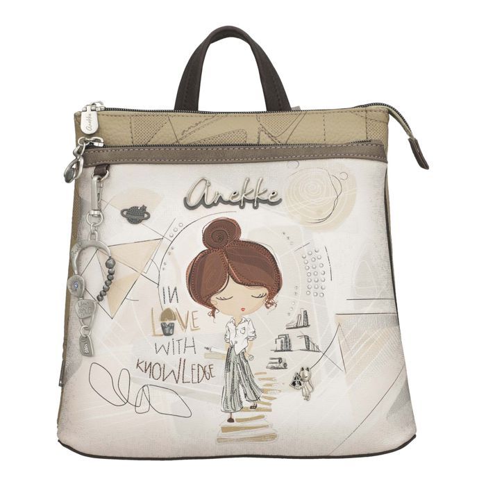 Anekke Sac à dos Sophia multicolore beige 28x27x10 cm - Femme