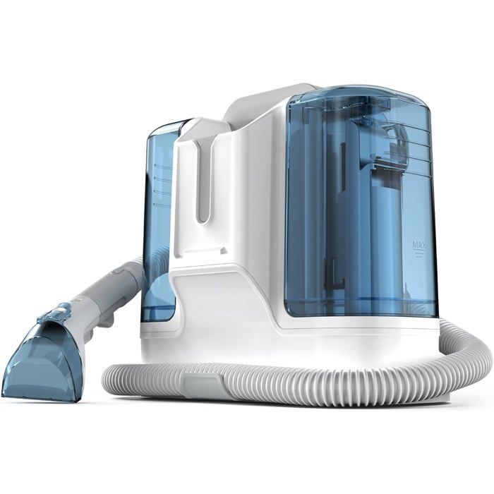Shampouineuse Nettoyeur Vapeur 450W - Injecteur Extracteur puissant - Nettoyage Canapé Tissu Voiture Tapis Moquettes Matelas