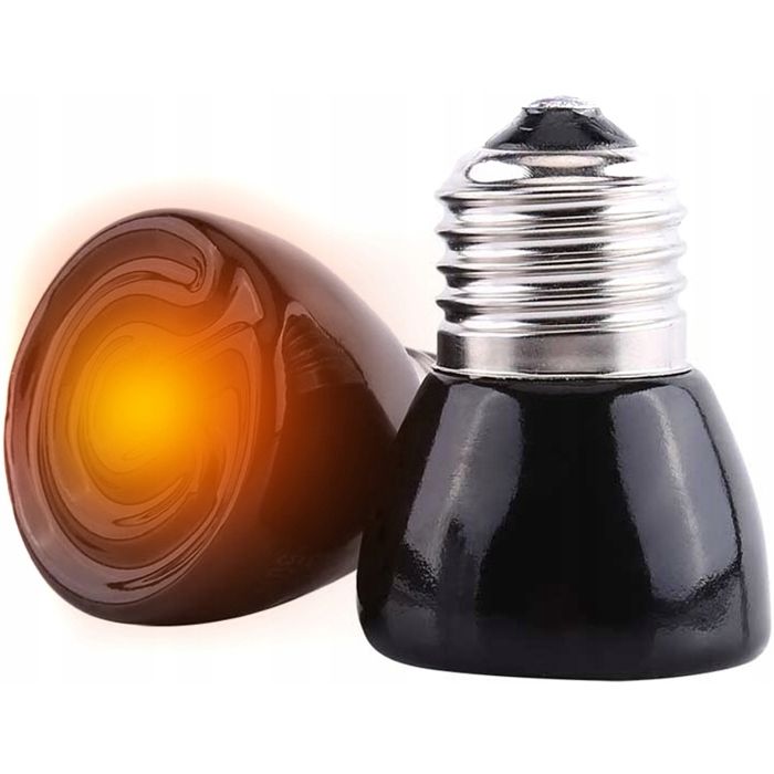 Ampoule infrarouge Heckermann R75 50W pour terrarium