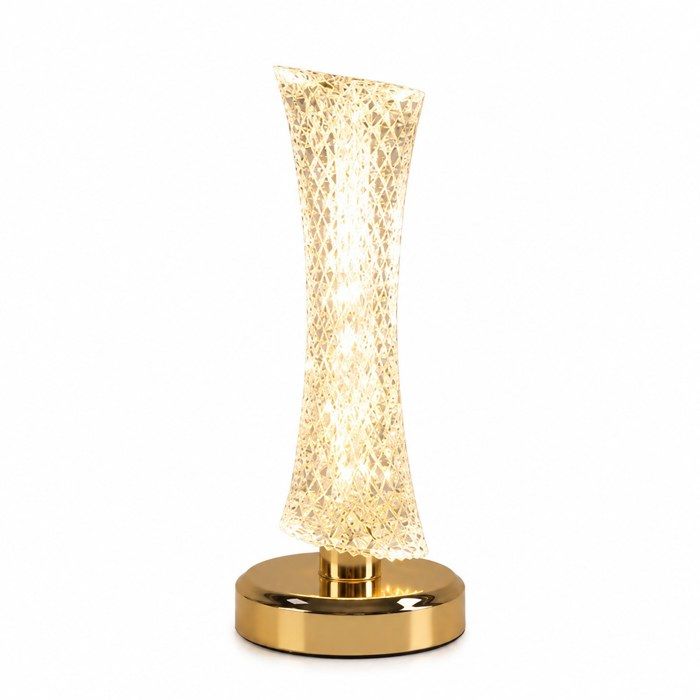 Lampe de bureau LED en cristal - Luxe et minimaliste Protection des yeux - Décoration de chambre ou de bureau