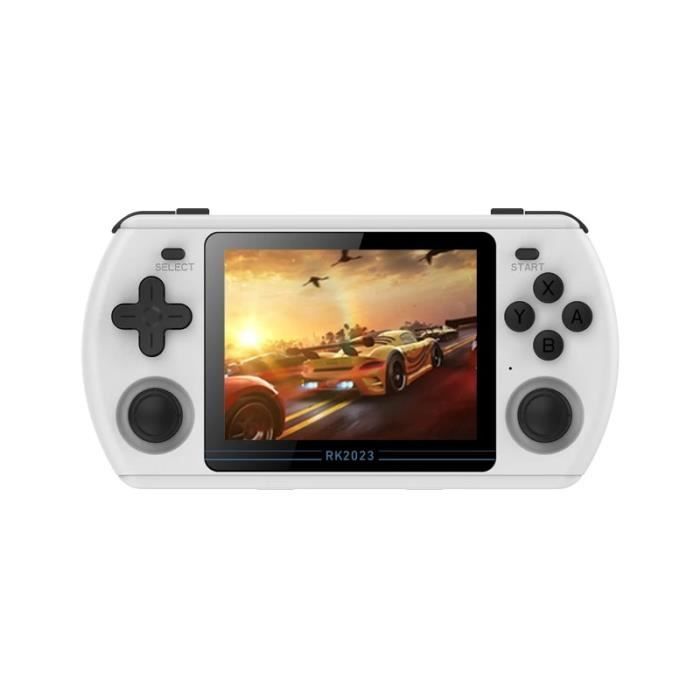 Black 64 Go - Console de jeux vidéo portable rétro RK, écran IPS de 3.5