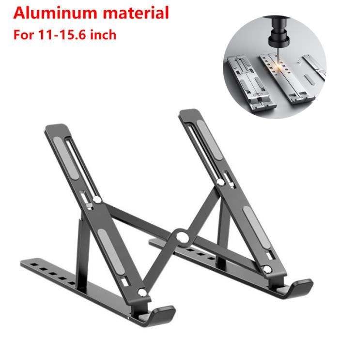 Medigy Support Pliable Aluminium Pour Ordinateur Portable & Tablette - Refroidisseur Ergonomique 10-15 Pouces