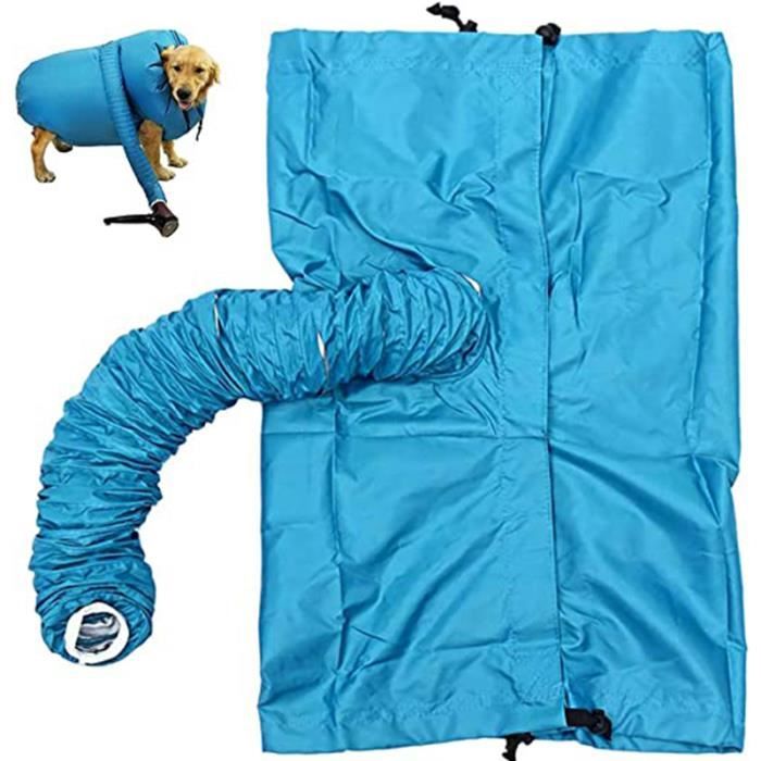 Meilleurs prix pour Sac étanche pour animaux de compagnie, boîte sèche pour sèche-cheveux pour animaux de compagnie (bleu)