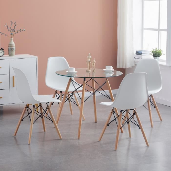 Table De Cuisine En Verre 120cm Achat Vente Pas Cher