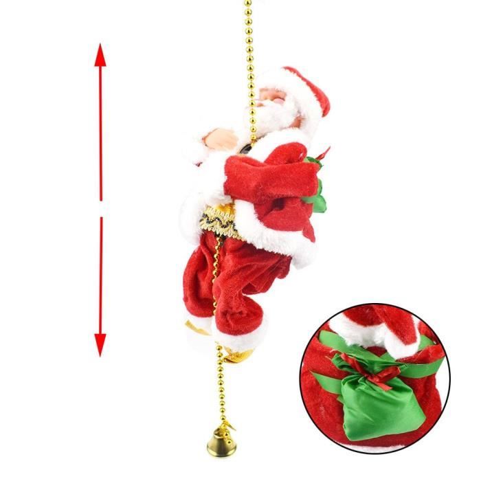 Zerodis jouets du père Noël de Noël Père Noël twerk avec chapeau et sac