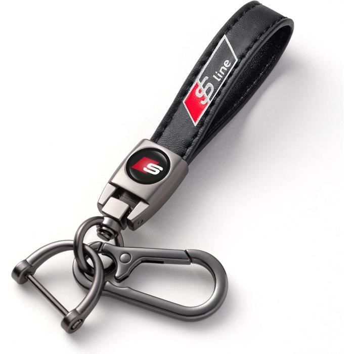 Porte-clés Voiture En Cuir – 2 Pièces, Universel Homme/femme, Avec Boucle De Ceinture