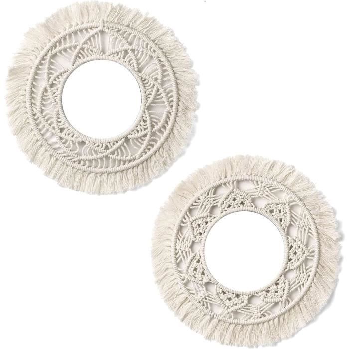 Décoration Murale En Rotin, Assiettes De Décoration Murale Tissées à Suspendre, Style Bohème, Paniers Muraux Tissés, Assiette De Fruits Ronde, Plateau Mural En Osier Pour La Maison(#3