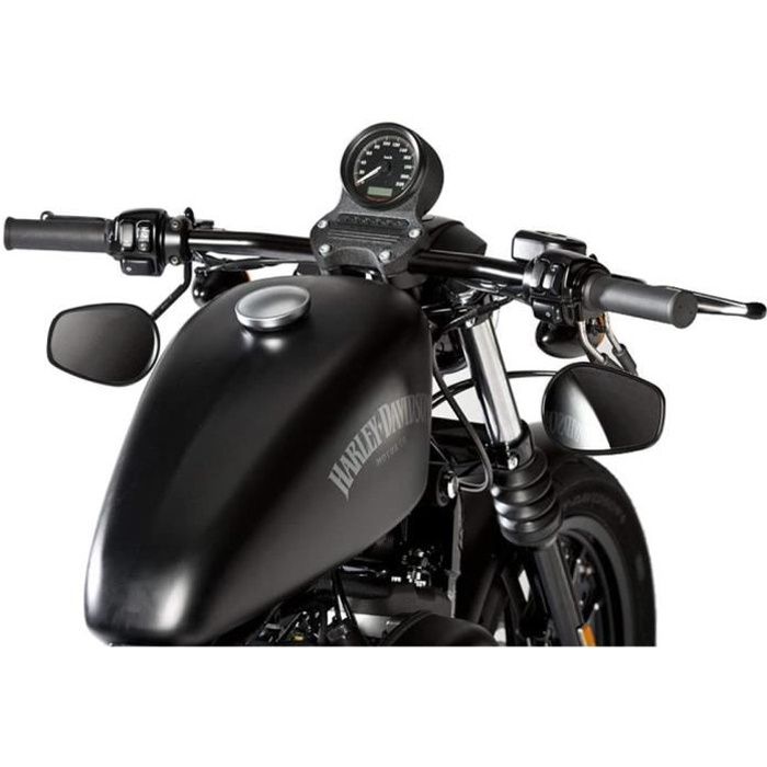 BarBaren Poignées de Moto Poignées de Guidon pour Harley Davidson Touring Sportster Dyna Softail VRSC XL XR