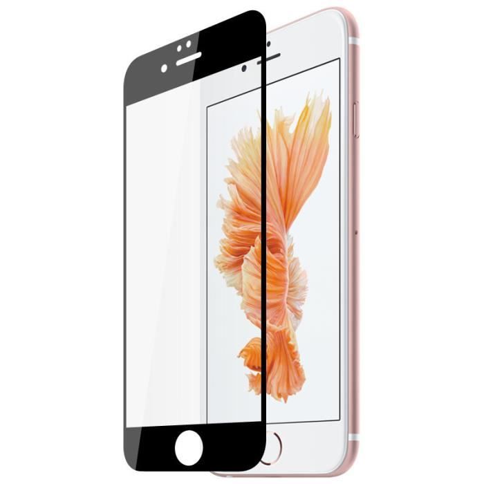 NOIR 3D Full Film protection écran pour iphone 7 4.7 Verre trempé sur