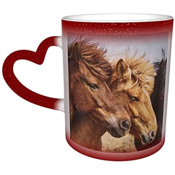 Tout Nom et image Personnalisé I LOVE MY HORSE Cadeau Porcelaine Fine Tasse