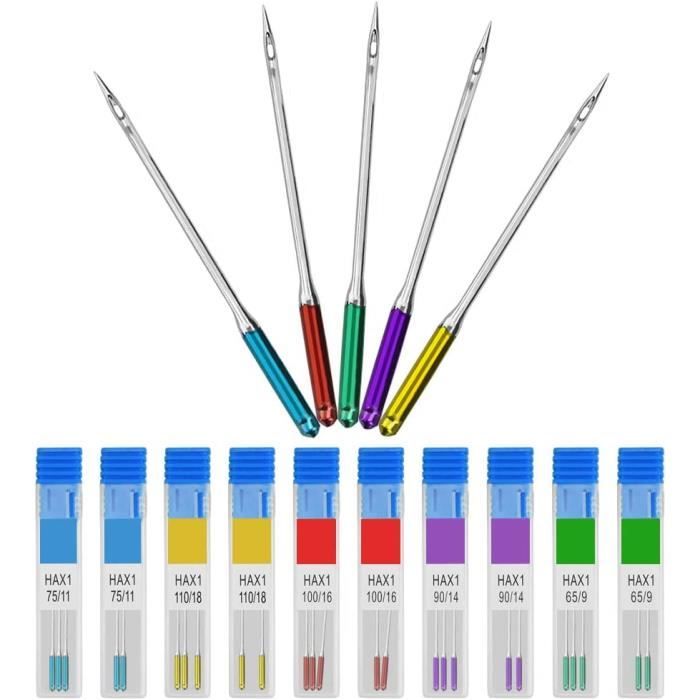 Sourcing Map Coudre Machine Aiguilles DBx1 Industrielle Universelle Aiguille Dimension 80/12 30Pcs