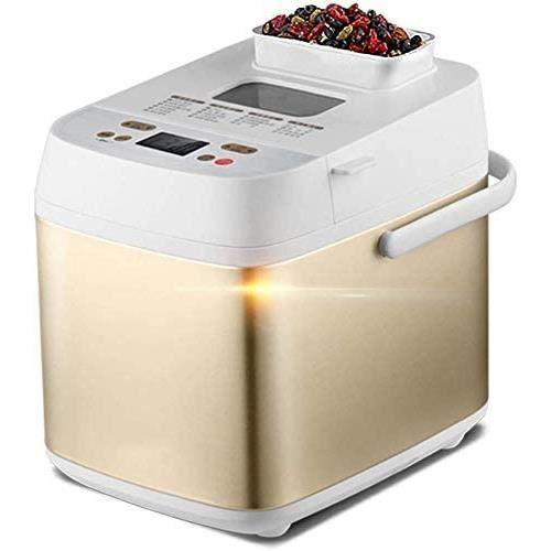 Hanabitx Moule à Pain Intérieur Pour Machine à Pain - Bac Anti-Adhésif Avec Pale Amovible, Alliage Durable Argent/Marron