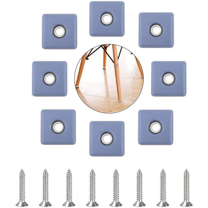 Lot De 8 Balles De Tennis Prédécoupées - Pieds De Meubles Antidérapants En Feutre - Protection Sol Silencieuse - Pour Chaises, Tables, Déambulateurs