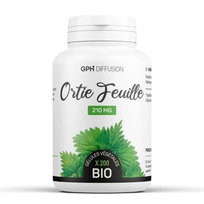 Gélules D'Ortie BIO Piquante (feuille) - Dosage 210 Mg - Marque France Herboristerie - Neuf