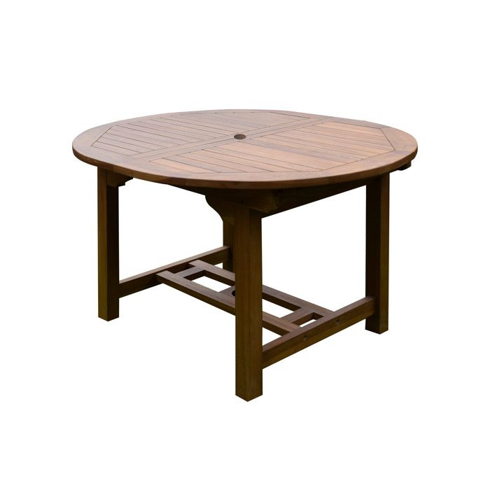 Mes Table de jardin extensible Teck - vue 2