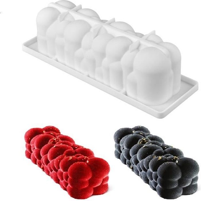 Moule Silicone Gateau Forme Buche De Noel Nuage Boule Patisserie