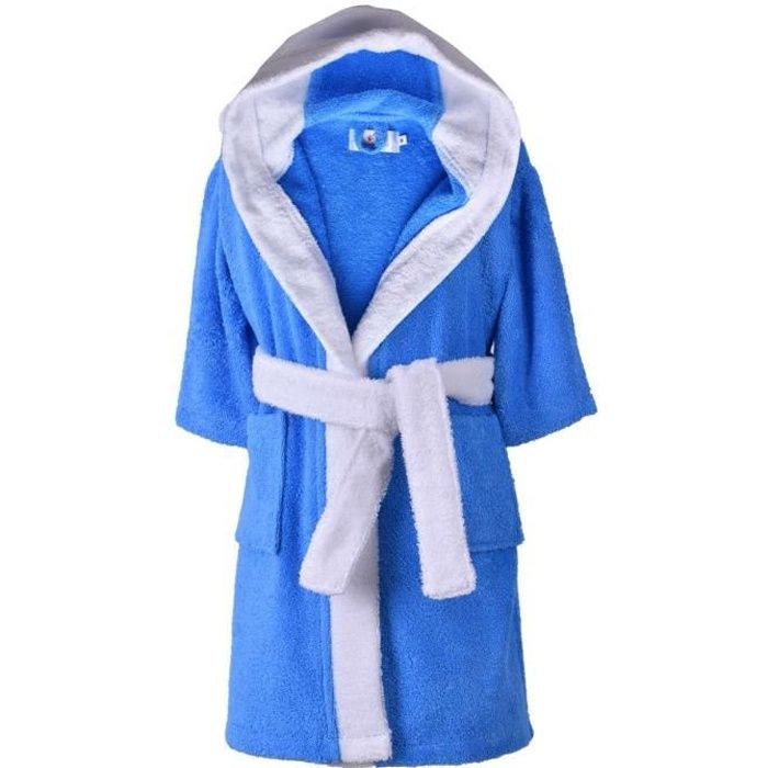 Peignoir Enfant 100 Coton 450 g m 110 122 cm Qualit