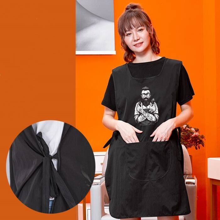 Tablier de Salon de coiffure Cape pour coiffeur impermeable pour la teinture vetements de travail pour coiffeur G B FJFK1696 Cdiscount Au quotidien
