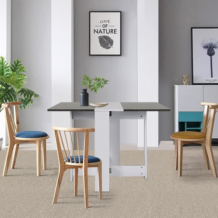 Laizere Table Pliante Style Moderne Pour Cuisine Salle A Manger