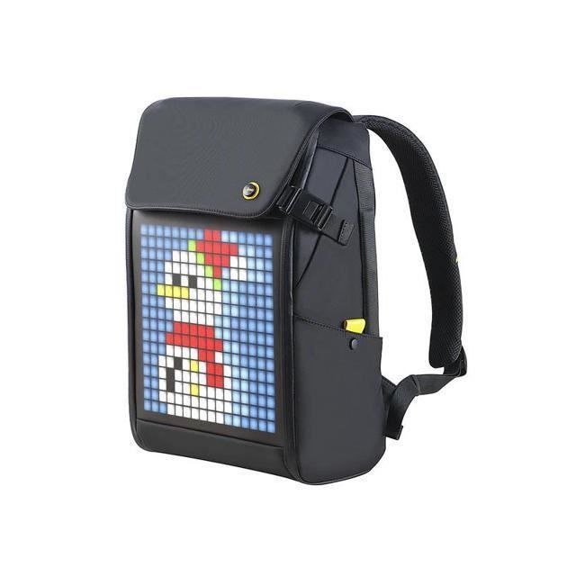 Sac à dos Divoom - Pixel LED - Imperméable - Grande capacité - Compartiment pour ordinateur portable - Mixte