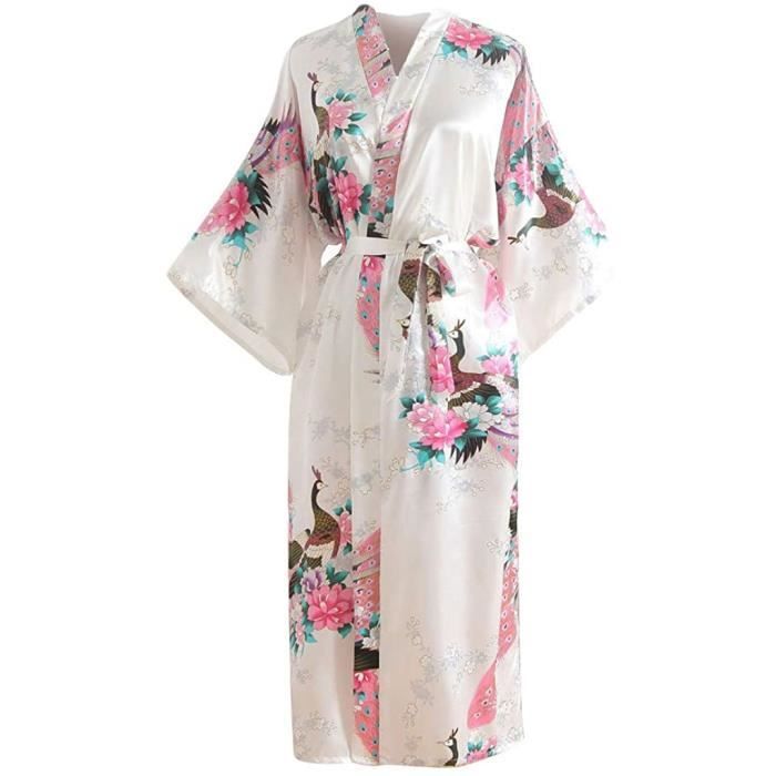 Peignoir soie femme hotsell japonais