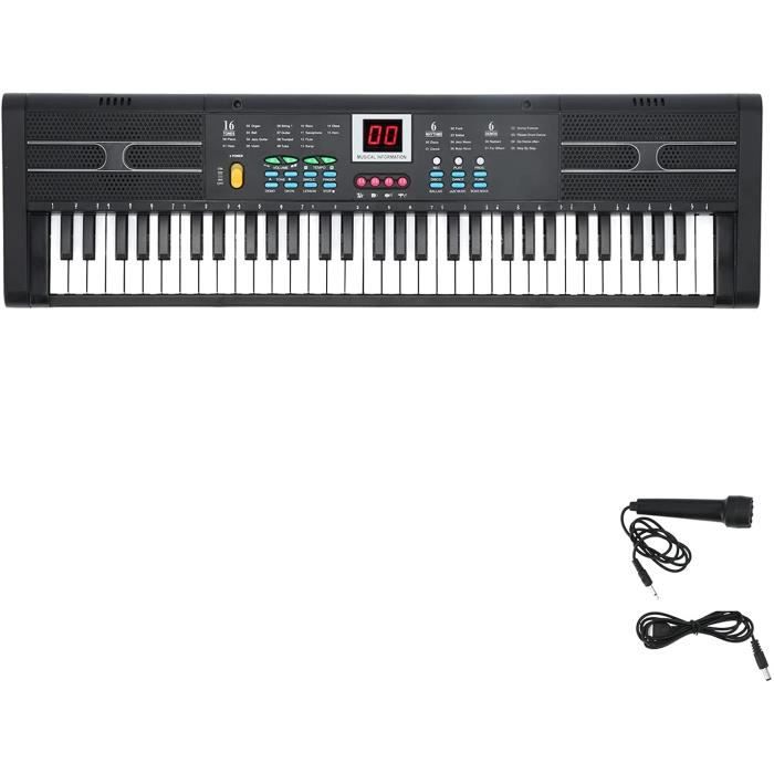 Piano Electrique Clavier Numerique Synthetiseur 61 Touches Banc Support USB  Set