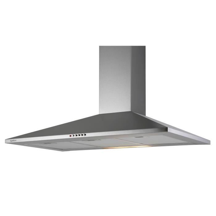 Apelson Helia 900 Hotte Pyramide 90cm Inox Achat Vente Hotte Cdiscount